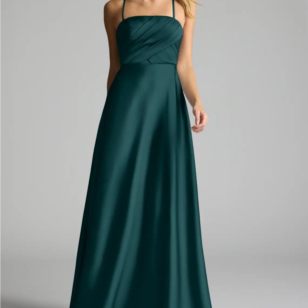 Azazie Bridesmaid Dress- Pine